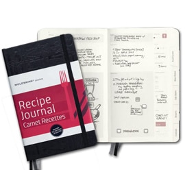 Cuaderno de recetas Moleskine