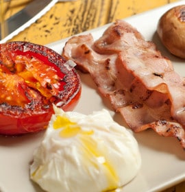 Desayuno típico inglés