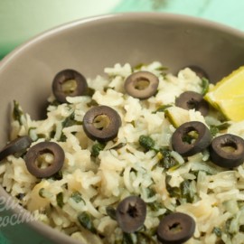 arroz griego spanakorizo