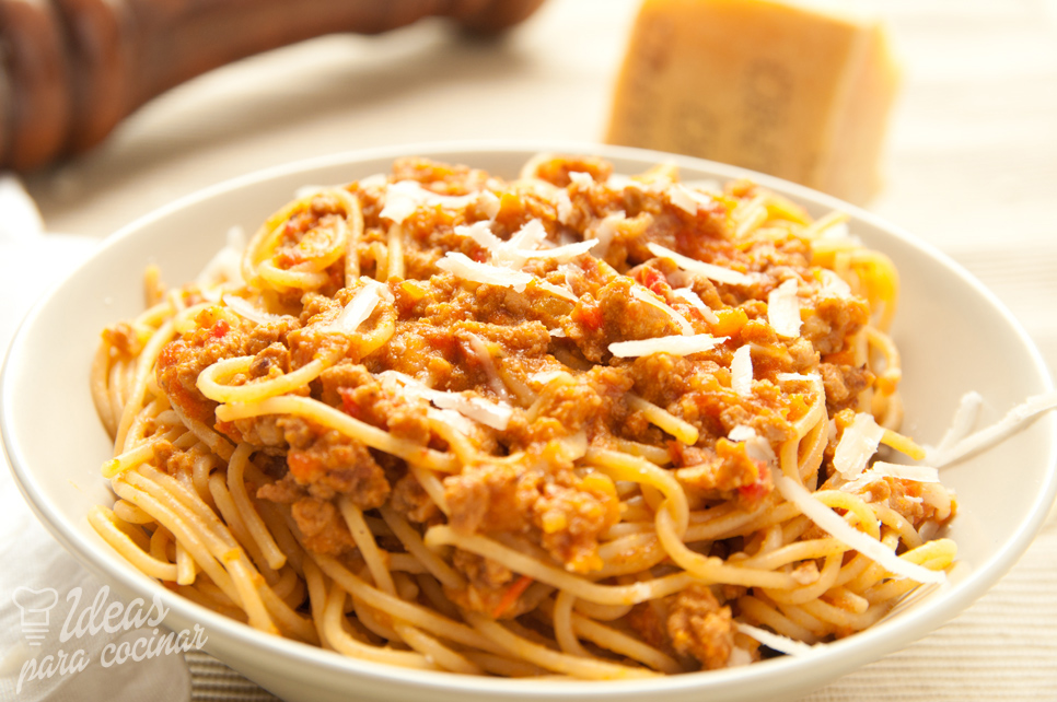 Los auténticos spaghetti ala boloñesa
