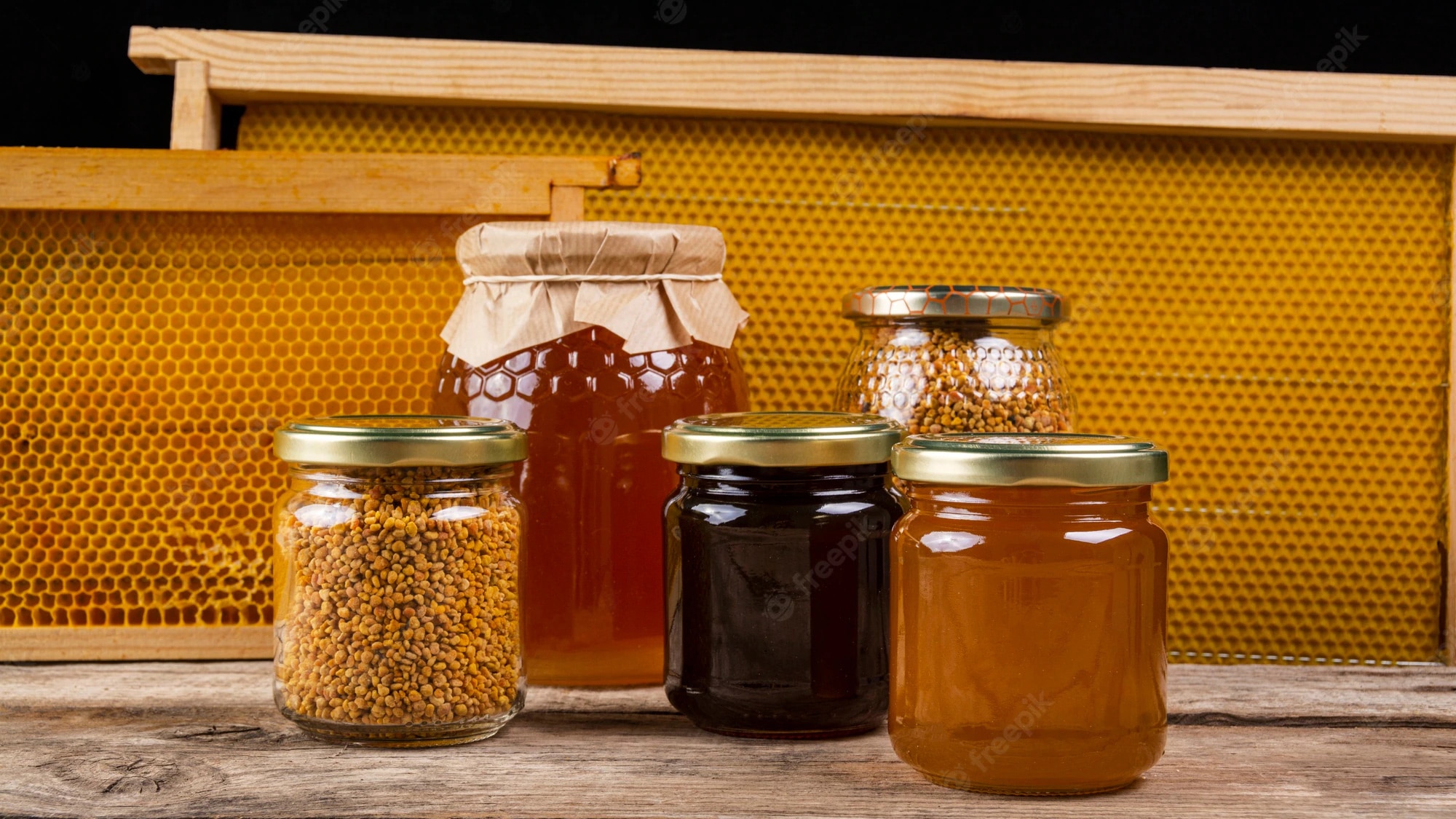 Tarro de cristal para miel con dosificador de miel para cocina casera 380 ml 