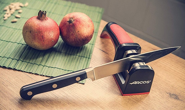 Afilador de cuchillos manual con mango