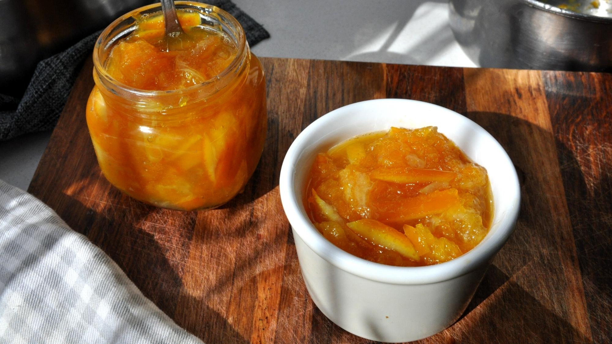Karčiųjų apelsinų marmeladas: paprastas receptas