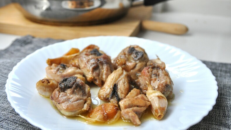 Pollo al ajillo, receta tradicional