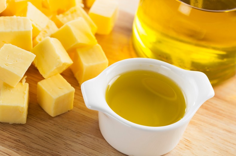 Sustituir mantequilla por aceite