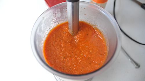 Preparación salsa gaucha